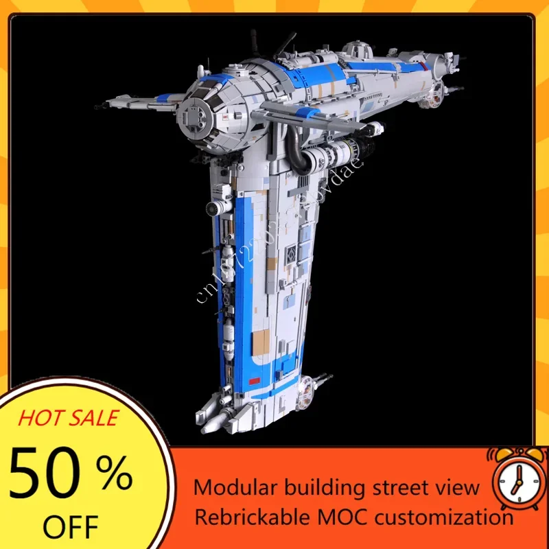 6913PCS UCCS Resistance BomberMinifig Scale Model Space War Military MOC SpaceShip Battle Model Custom Puzzle DIY Model Toy Gift