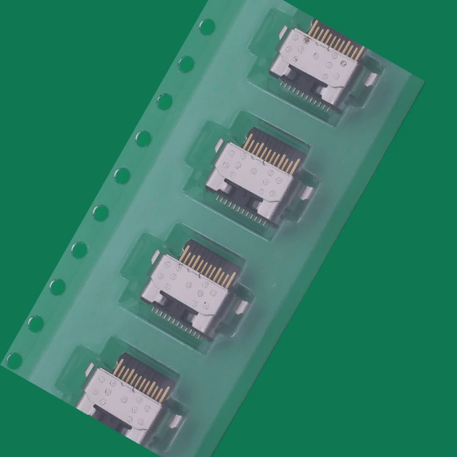 10-100 Uds para Samsung A11 A115F A115 M U Motorola Moto G8 XT2045-1 -2/G9 Plus G9plus XT2087 conector de puerto de carga USB