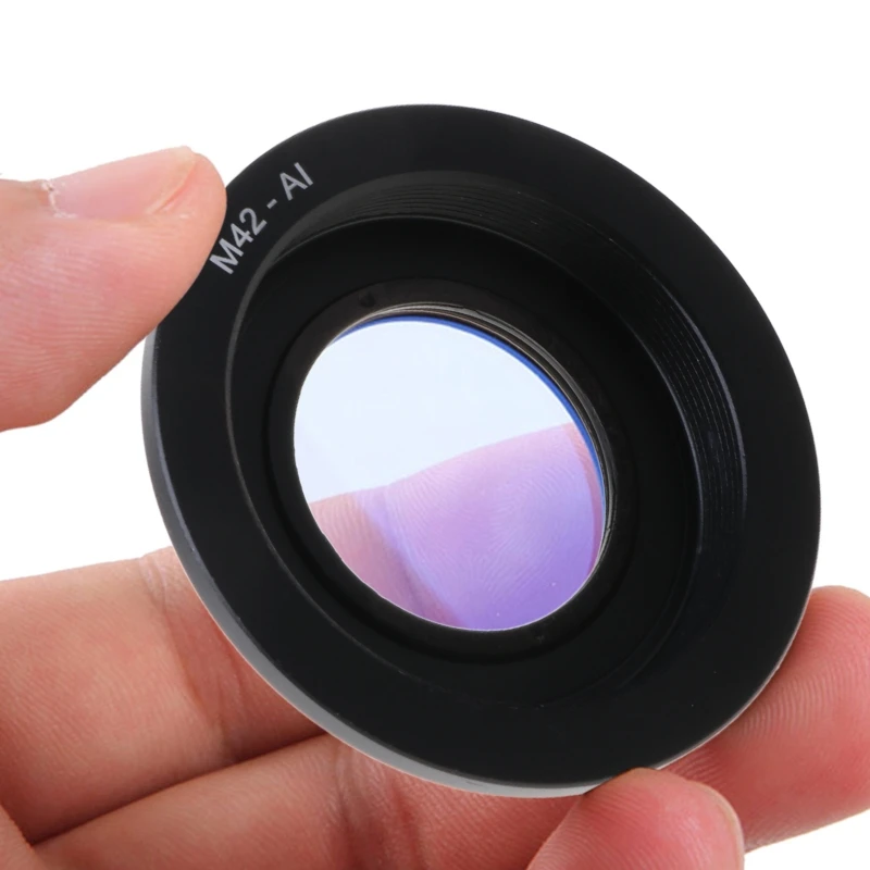 Camera Adapter Ring with for Infinity for Focus Glass Suit for M42 Screw Mount Lens to for Nikon D5600 D3400 D500 D5 D7200 D810A