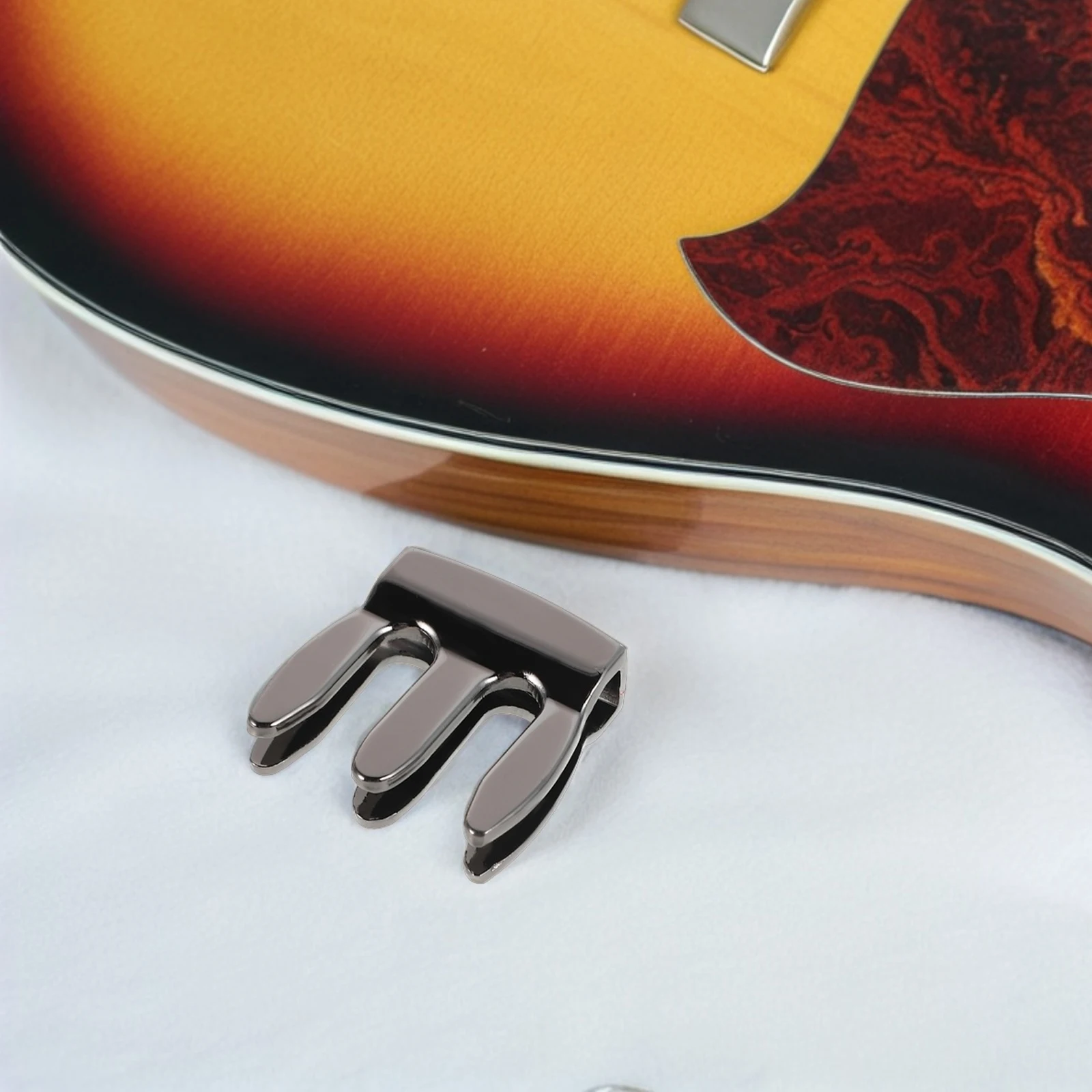 

Metal Violin Mute Noise Attenuator Durable Silent Practice Easy Install Remove Glossy Black Universal Fit All Violins