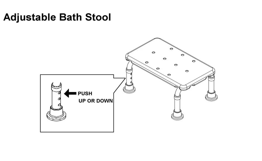 Simplywalk Aluminum Alloy 100KG Bath Shower Chair Heavy Duty Medical Handicapped UKCA Customization