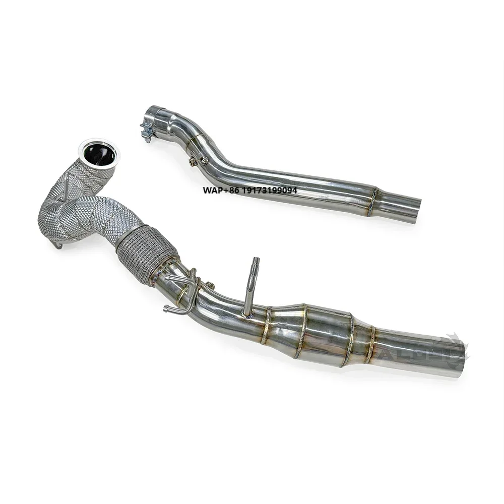 

High-flow Sport Catalytic Converter for Tiguan 2.0T 2021-2024SS304 with Insulated Downpipe Exhaust Head Power Upgrade