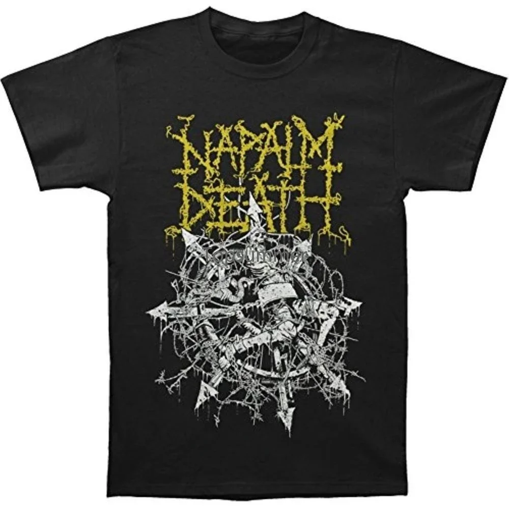 Men T Shirt Fashion Black O-Neck Napalm Death Chaos Tshirt Hip Hop T-Shirt Novelty Tshirt Women