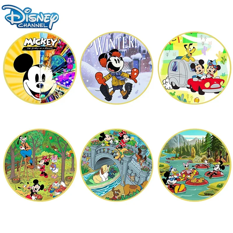 

Disney Gold Color Mickey Mouse Commemorative Coins Cartoon Coin Cute Children Gift Furniture Decoration Coin Minnie Lucky Coins