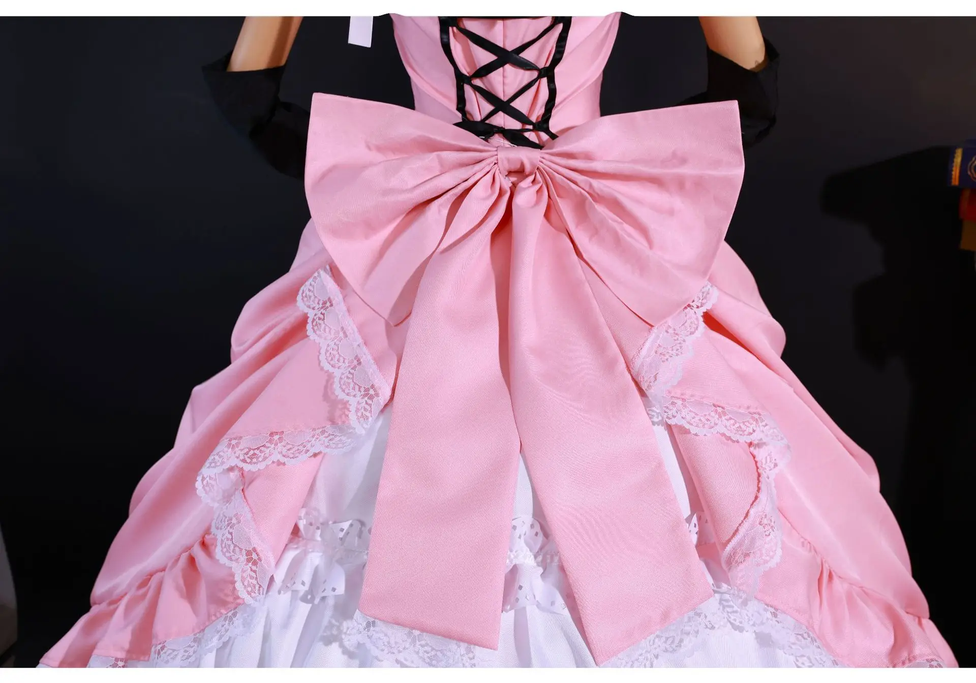 Black Butler Ciel Phantomhive Cosplay Costume, Robes Lolita, Vêtements Haut de Gamme, Perruque Trempée, Costume de ix