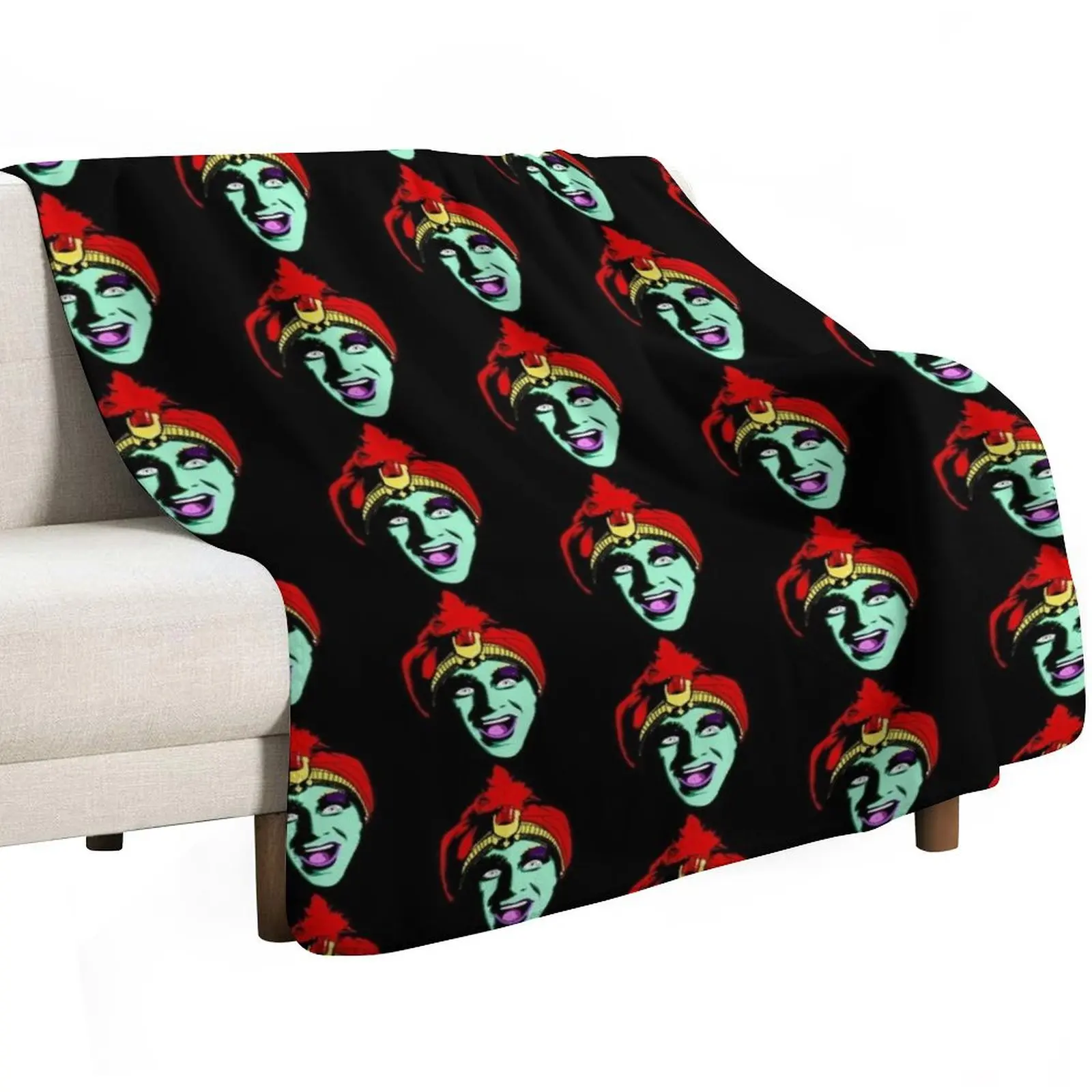pee-wees-playhouse, 80s, jambi, peewee, pee wee herman, pee wees big adventure Throw Blanket Decorative Throw Hair Blankets