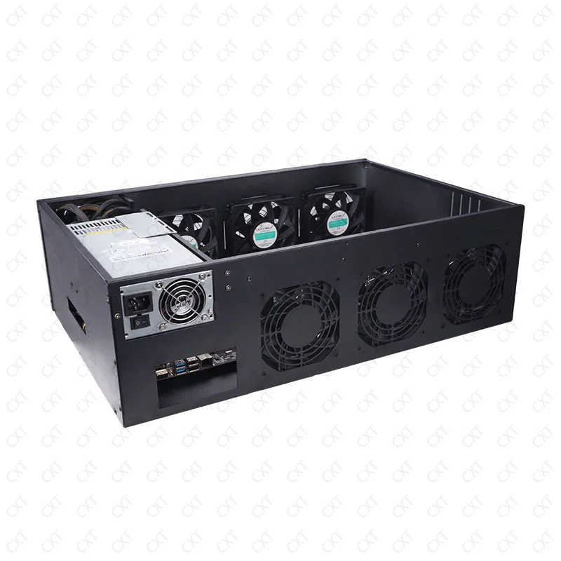 8gpu Pc case Gaming 2022 8 Cards 2060 Super 8gb Gpu 857s Gpu Server case for Sale with SSD and RAM