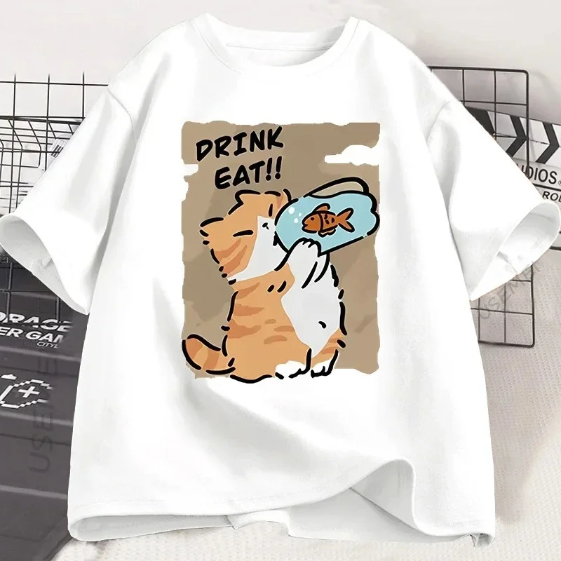 Camiseta de talla grande para hombre y mujer, Top de manga corta con patrón, ocio suelto, suave, cómoda y transpirable, deportes al aire libre