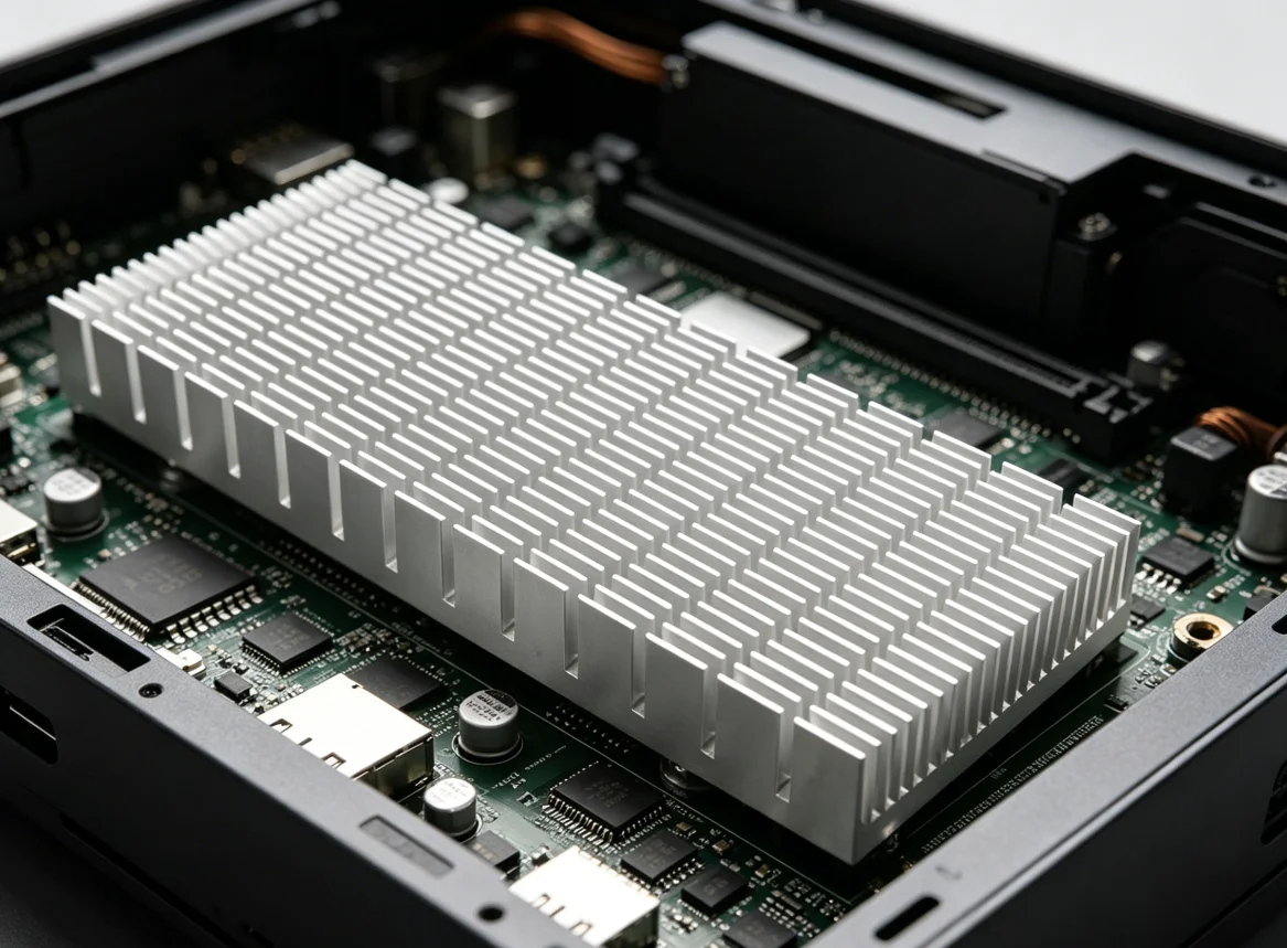 

Aluminum Heat Sink High-Density Fins for CPU Amplifier Cooling 100mm Customizable