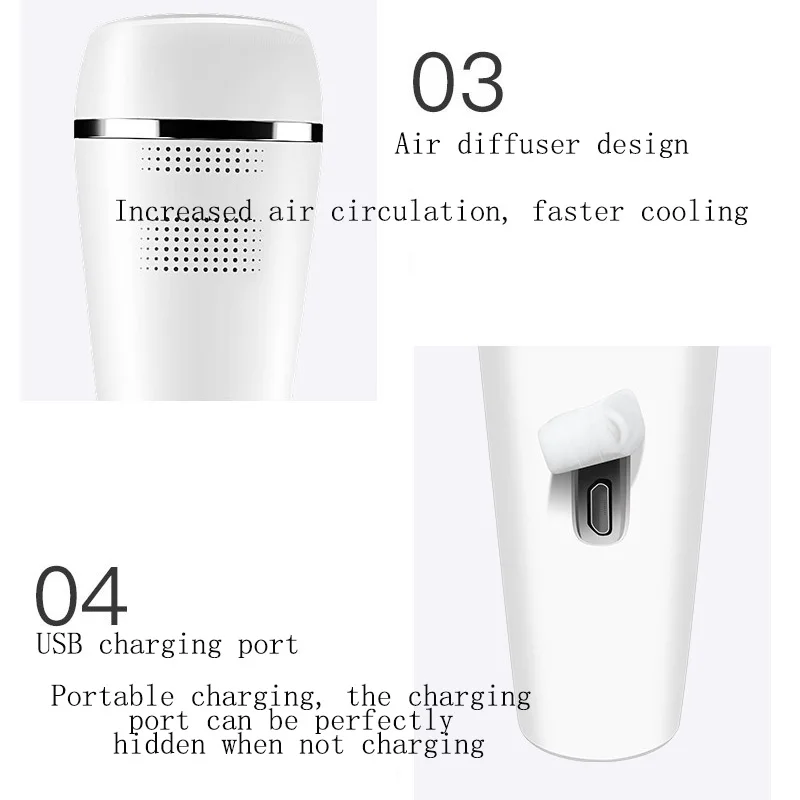 อุปกรณ์เหนี่ยวนําร้อนและเย็นแสงสี อุปกรณ์นวดหน้าและดวงตาแบบเหนี่ยวนําแสงสีแดงและสีน้ําเงิน