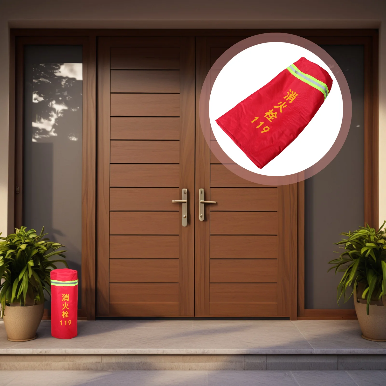 

Outdoor Fire Hydrant Cover Thickened Insulated Winter Protector Waterproof Antifreeze Freeze Protection Extend Equipment