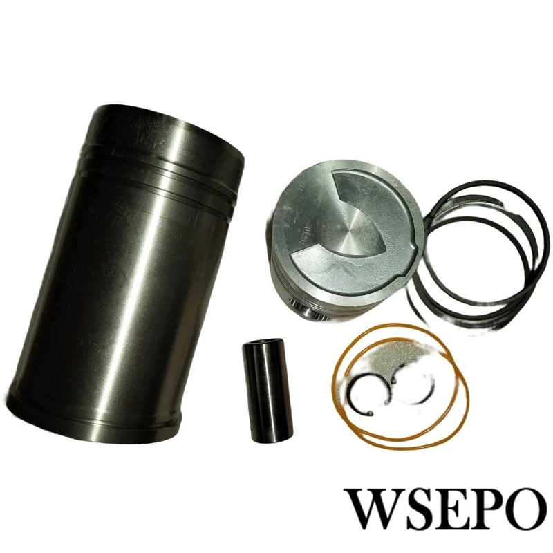 Cyl. Sleeve Liner Piston Kit (1 Cylinder Set) For Weichai K4100 K4102 K4100ZD Water Cool Diesel Engine 30KW Genset Parts