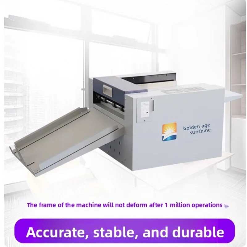 

Automatic Paper Creaser Perforator Paper Creasing Machine and Perforating Machine Paper Folding, Book Spine Crease 3 in 1