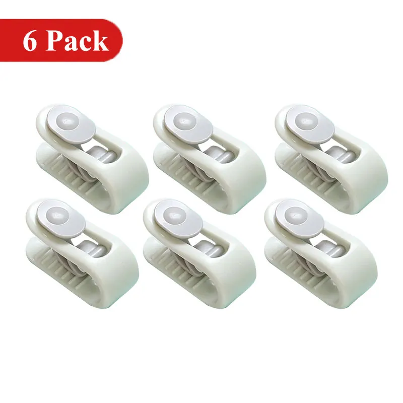 6Pcs Set Non-Slip Bed Sheet Clips Quilt Blanket Clip Needleless Duvet Clips Blankets Faster Clip Cover Duvet Sheet Fixer