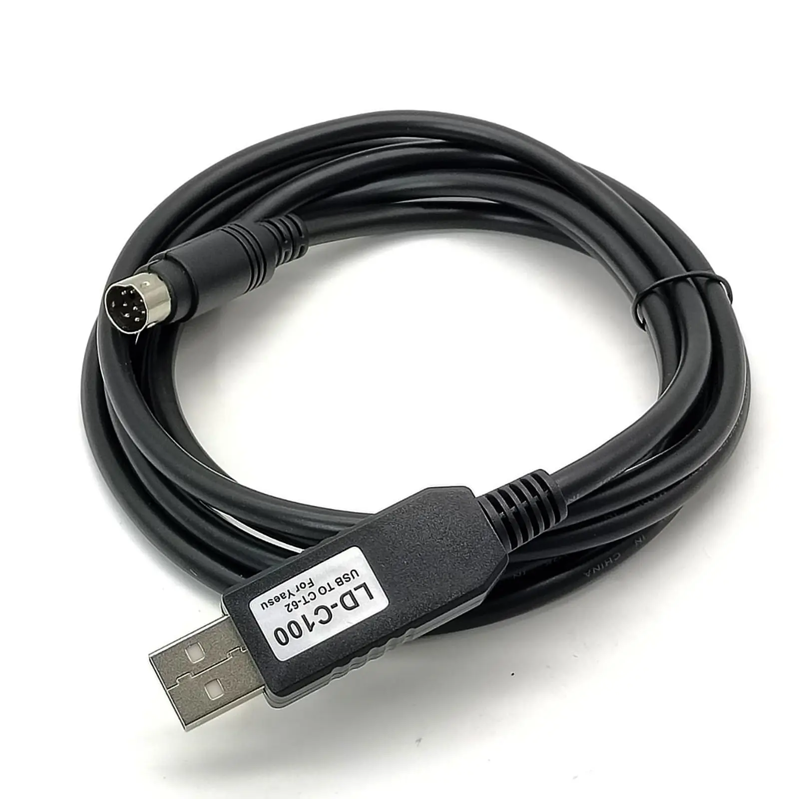  USB to Mini Din 8Pin Male Connector Straight with RS232 USB CT-62 CAT Data Cable 1.8 Meter