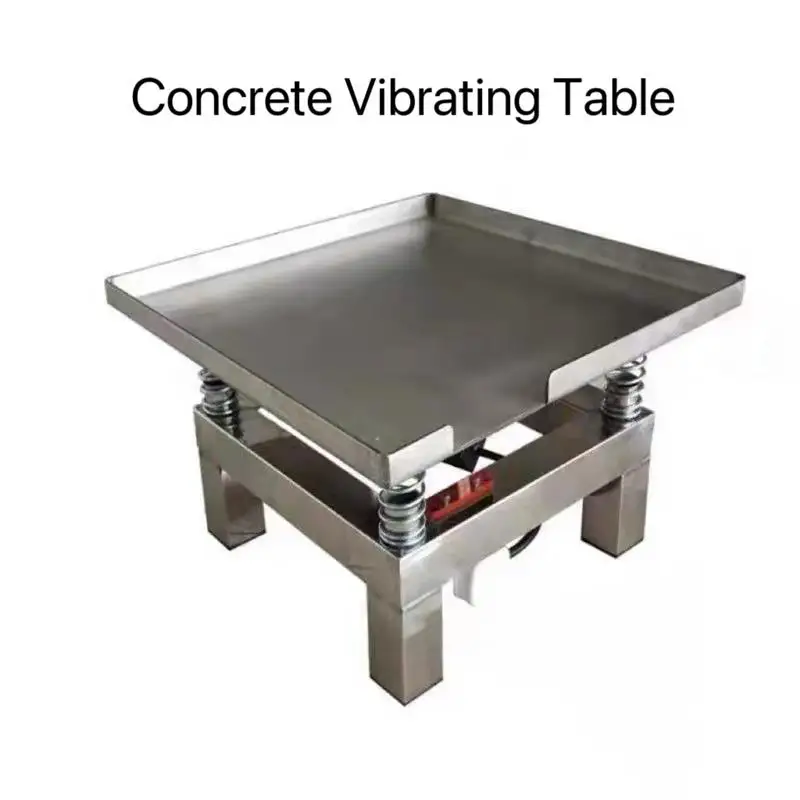 Concrete vibration table, small vibration test table, cement mortar test block, stainless steel vibration platform 110v/200v