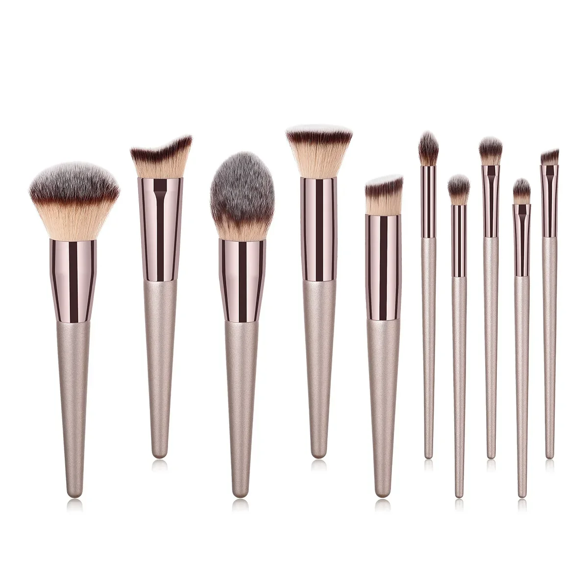 

10 Pcs Makeup Brushes Set Eye Shadow Foundation Women Cosmetic Powder Blush Blending Beauty Make Up Tool For Beginner