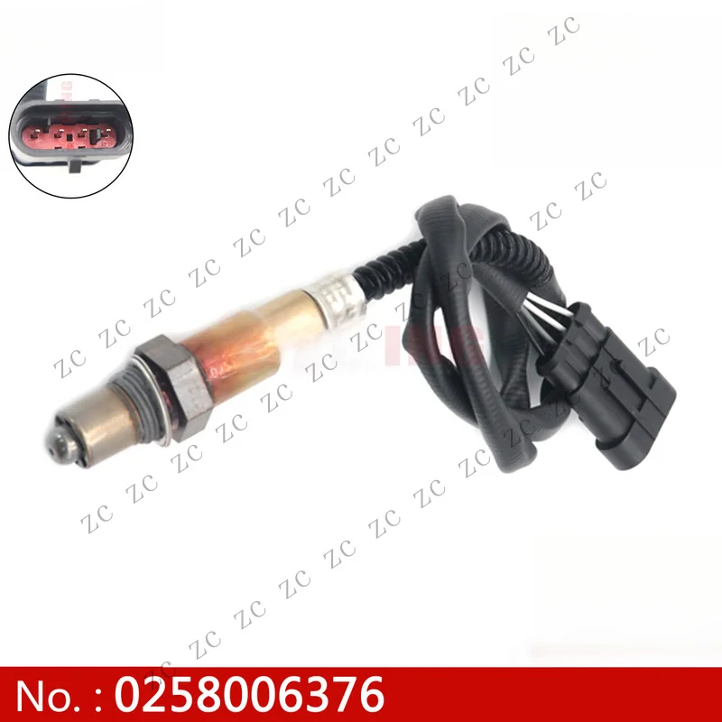 S+ 0258006376 Oxygen Sensor For Alfa Romeo 147 156 166 GT Fiat Panda 0258986615 New