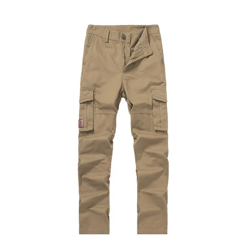 Spring and Autumn New Tooling Men's Cotton Trousers, Multi-pocket Casual Fashion All-match Pants, Work Pants