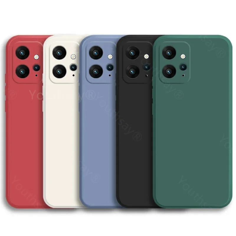 Dla Xiaomi Redmi Note 12 4G pokrowiec Redmi Note 12 Funda Shell miękkie płynne silikonowe etui na telefon Redmi Note 12 4G