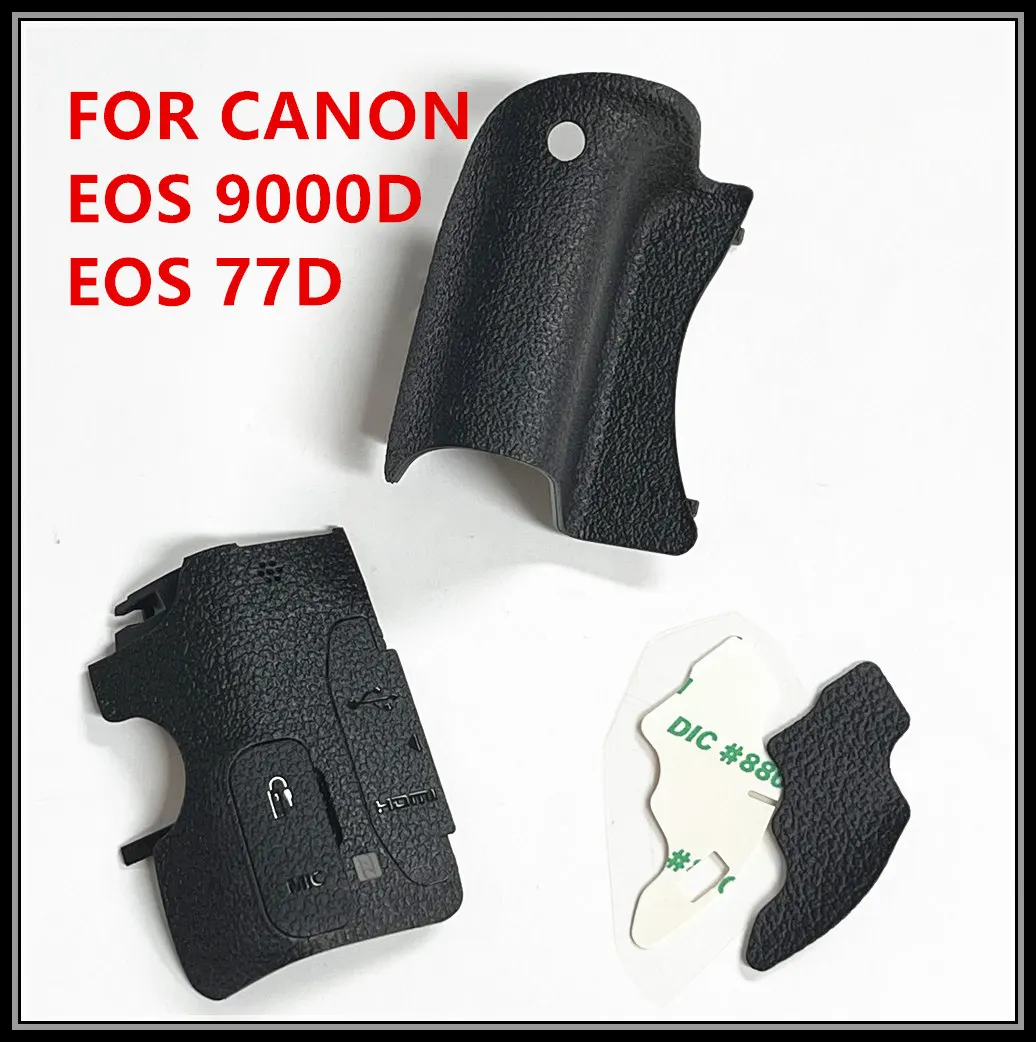 NEW Original Rubber For CANON 77D 9000D Body Rubber COVER GRIP I/F TERMINAL BACK SLR Camera Parts