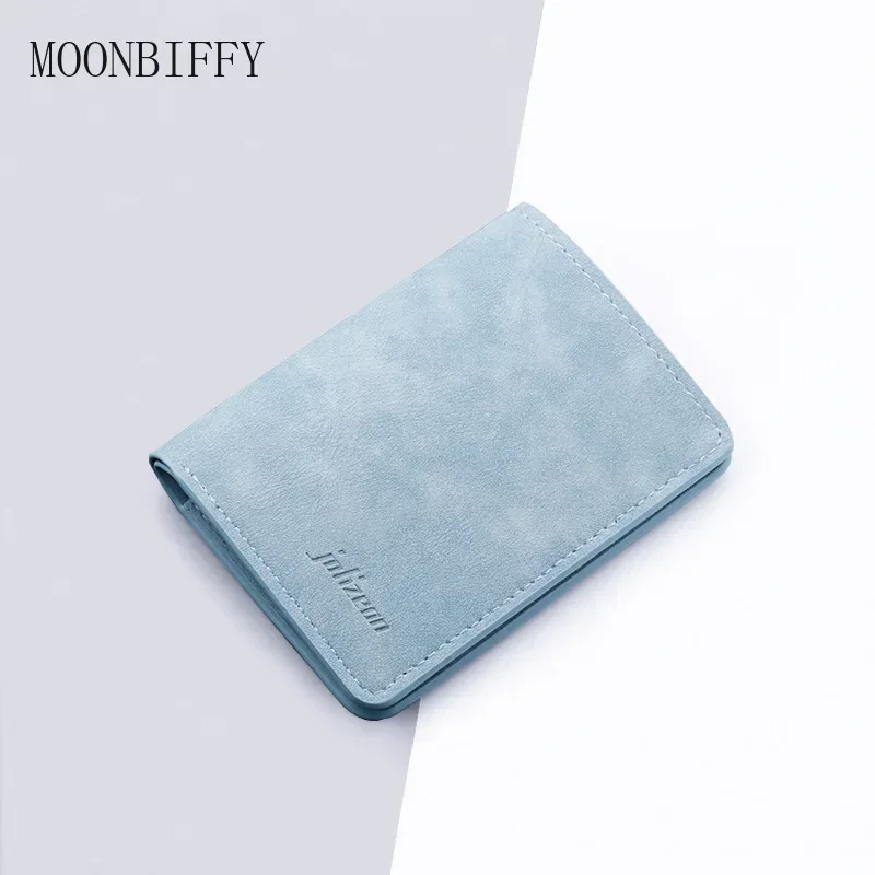 Fashion Wallet Women/men Black/blue/gray/brown/coffee Slim Female/male Purse Man ID/credit Card Holder Wallet Case