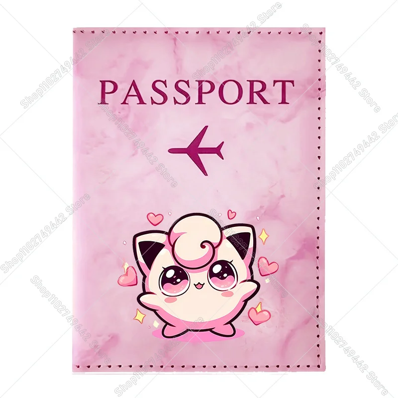 Anime-Figur Reisepasshülle für Damen und Herren Schützende Kartenhalterung Zertifikat-Organizer Cartoon Reisepass-Etui Geschenk – Detail 9