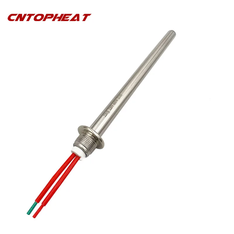 220V Cartridge Heater Smokeless Heating Rod Dry Burning High Temperature Air Heater Element for BBQ/Furnace/Stove