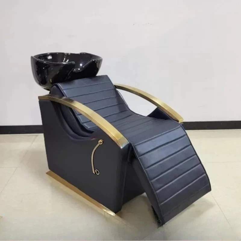 

Полуоткидное кресло-мойка LTT для салонов красоты, парикмахерских, специализированная кровать для мытья головы