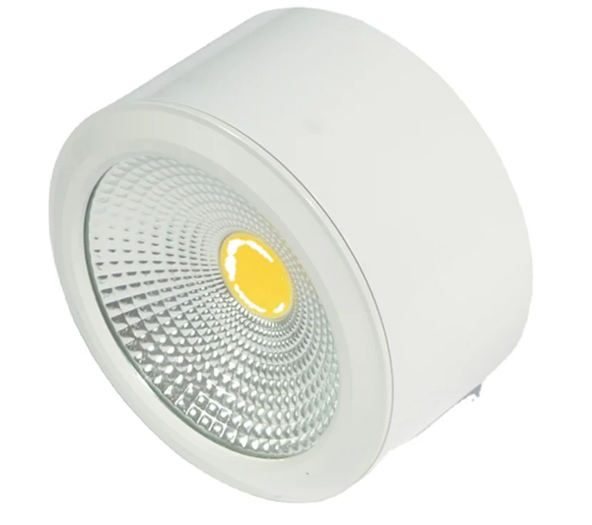 Good Quality 10w Surface Downlight Round square Cylinder Ceiling Wall Mounted Led COB Spot Light