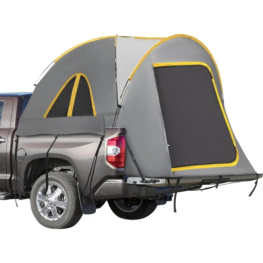 

Pickup Truck Tent, Waterproof PU2000mm Double Layer for 5.5-6.5 FT Truck Bed, Portable Truck Bed Tent for Camping