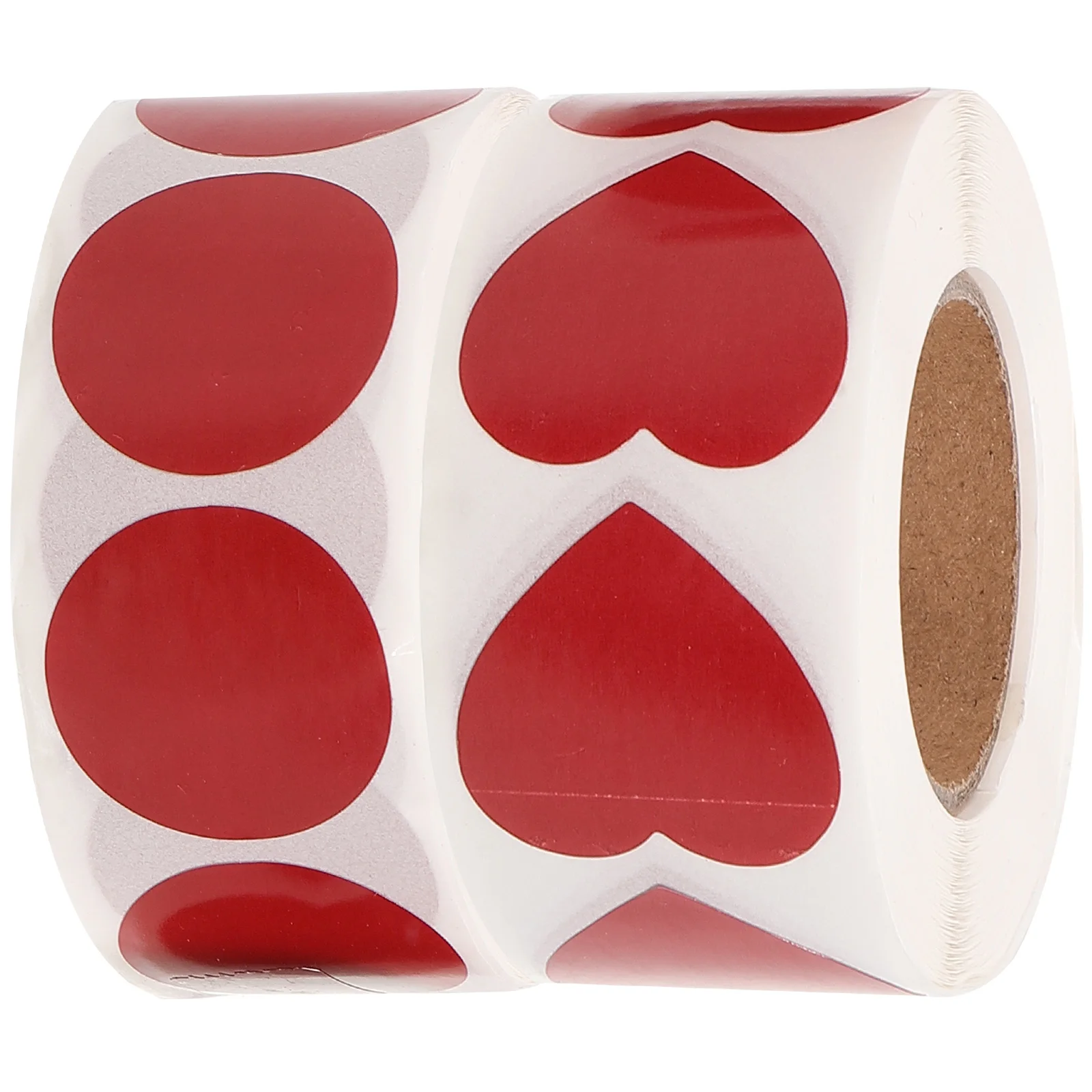 

Burgundy Heart Circle Stickers Self Adhesive Tanning Labels for Women Beachwear Body Tattoos Removable 2 Rolls Sun Tan