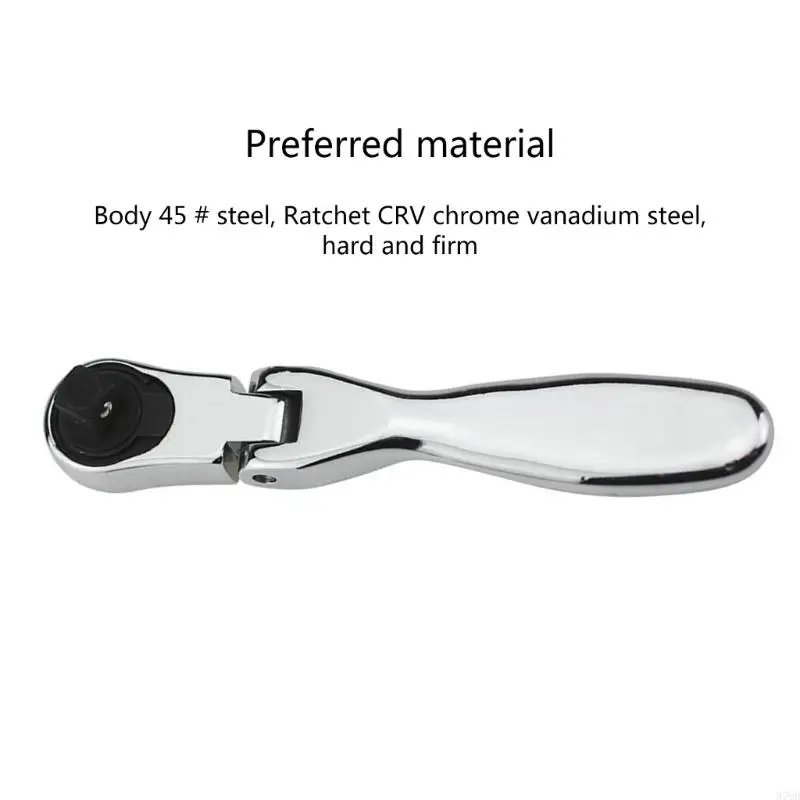 97QD Portable Micro Ratchet Cờ lê để đạp xe DIY dự án Ratchet Ratchet