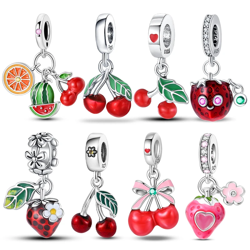 

Бусины-шармы для браслетов «сделай сам», серебро 925 пробы