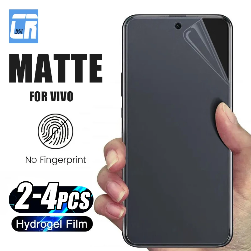 

2-4Piece Anti-Fingerprint Matte Hydrogel Film for Vivo Y300 Y200 Plus Y29 Y19s Y37 Pro Y17s Y27s Y27 Y36 5G Screen Protectors