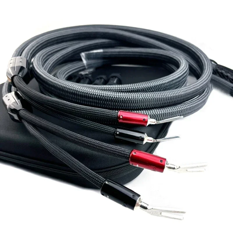 Hi-end Dragon Bi-wire kabel głośnikowy PPS srebrny bas i Zero pełnozakresowy kabel tubowy HiFi głośnik Audio drut