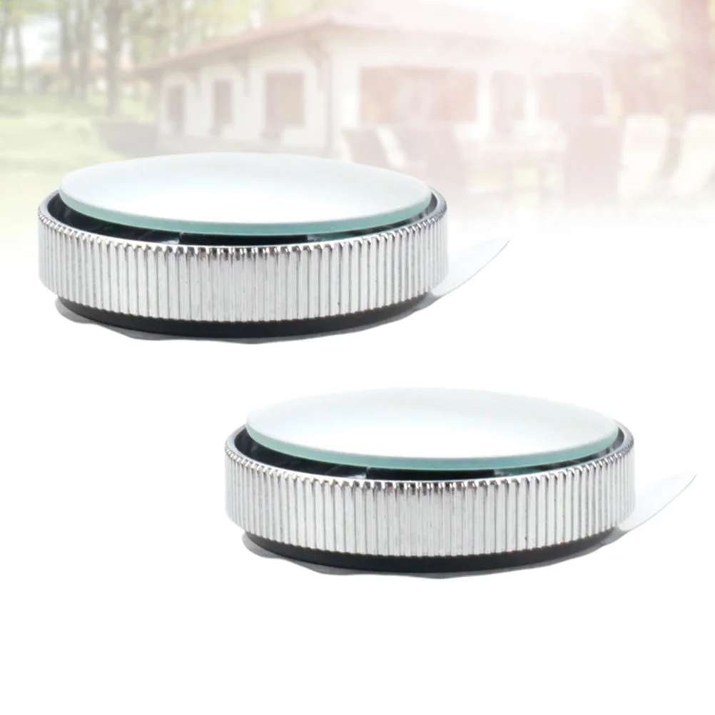 2 قطعة مرايا النقطة العمياء 360 زاوية واسعة مرآة جانبية للسيارة سطح منحني لسلامة الرؤية الخلفية سهلة التركيب مناسبة للجميع