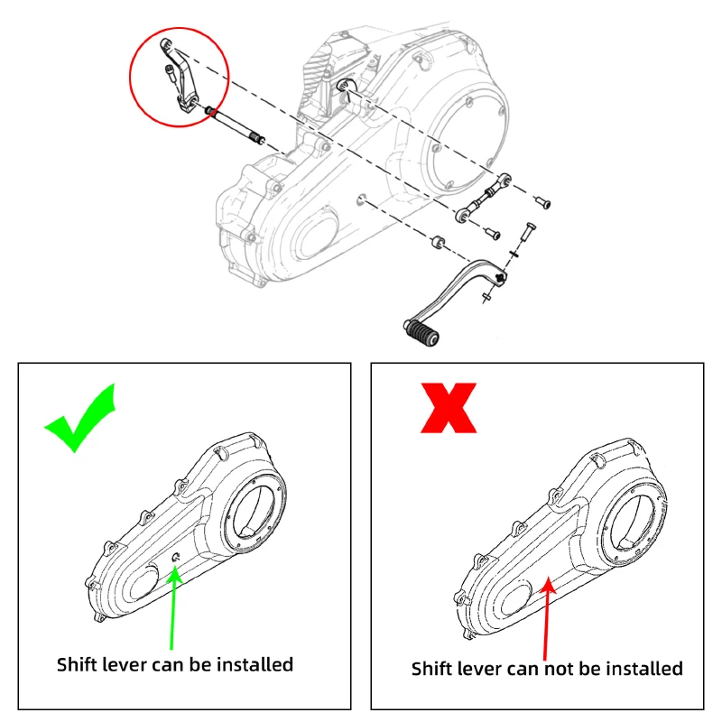 رافعة قضيب ناقل الحركة الفضية للدراجة النارية Harley Softail Fat Bob FXFB Sport Glide FLSB 2018-Up #6