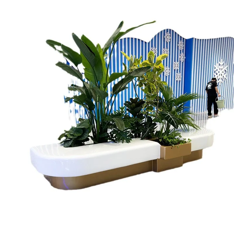 

FRP, tree pool, outdoor, leisure, seating, art, benching, shopping mall
