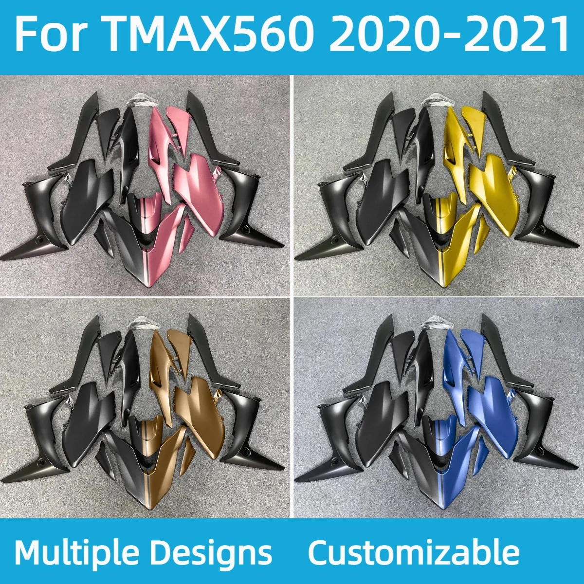 

Подходит для обтекателей TMAX 560 2020 2021, комплект обтекателей для мотоцикла, полный АБС-пластик для YAMAHA T-MAX 560 TMAX 560 20 21