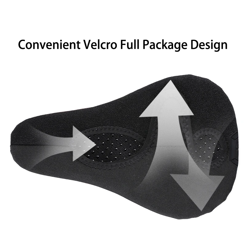 ESLNF Gel Soft Bike Anti-slip Waterproof Saddle Cover Cushion Padded Sport Bicycle Outdoor Shock Absorption Padded Seat Cover