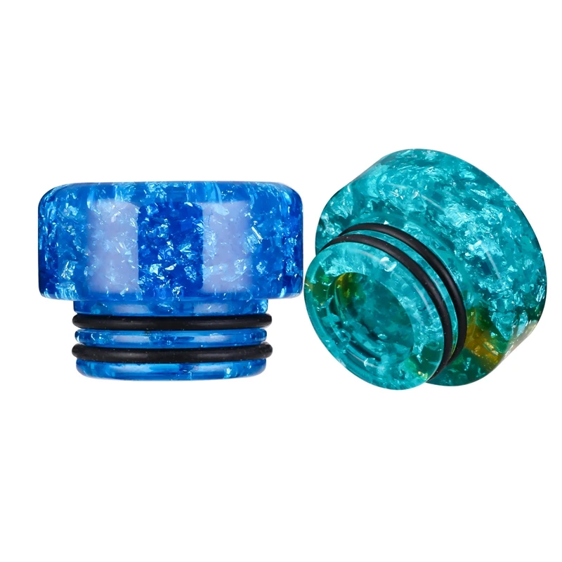 810 فوهة تدخين للفم من الراتنج الملون، أطراف تنقيط البخاخة، أطراف تنقيط مبخرة مقاومة للحرارة