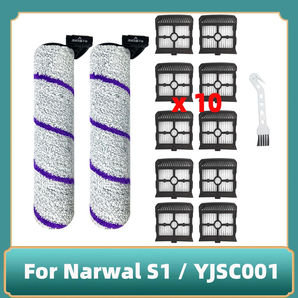 For Narwal S1 / YJSC001 Wet Dry Vacuum Cleaner Main Roller Brush Hepa Filter Accessories Replacement Attachment Spare Parts