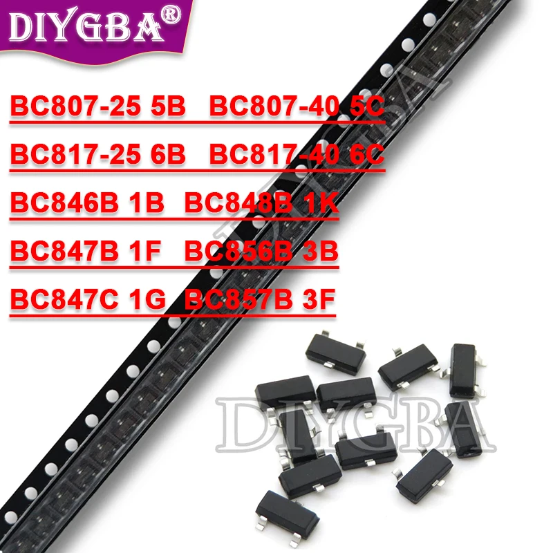 100Pcs Bc807-25 Bc8…