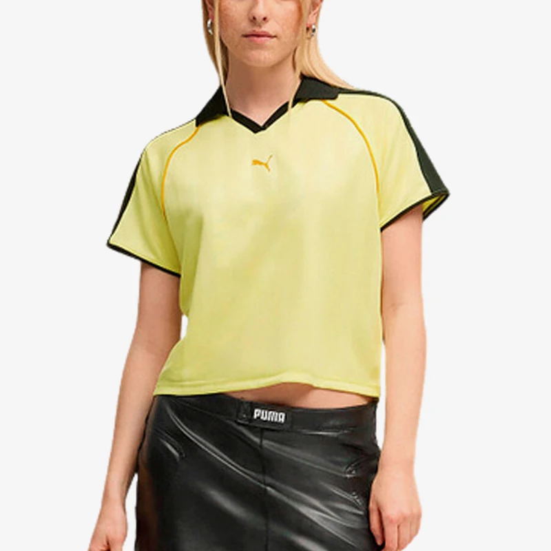 

Оригинальная летняя женская повседневная короткая свободная дышащая рубашка-поло Puma 633973-35
