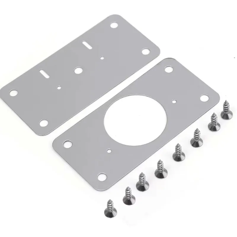 DIY Door Hinge Mounting Plate With Holes For Home Kitchen Cupboard  for pusle v2 PULSE mini aio 5 v3 panels Doors Furniture