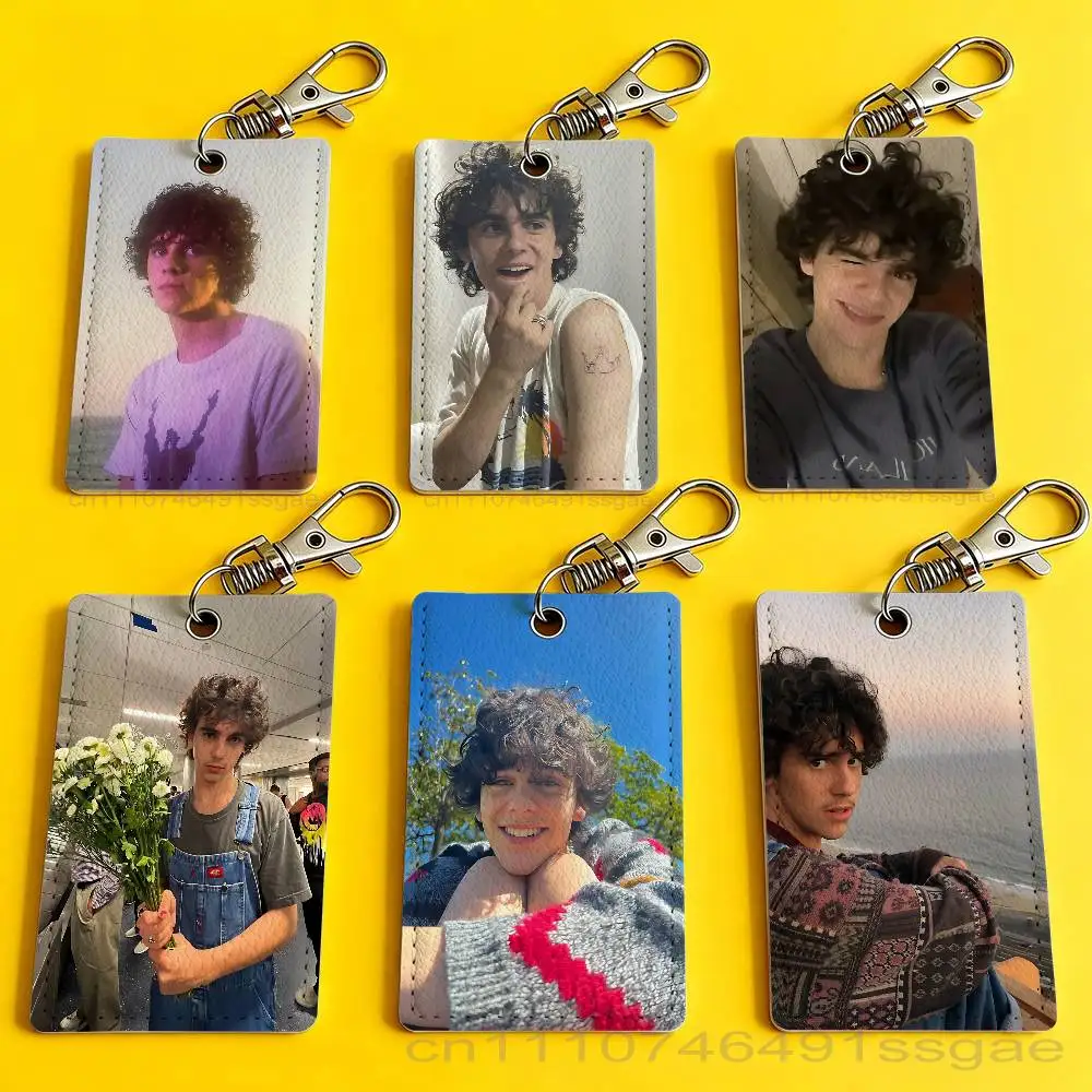 J-Jack D-Dylan Grazer Card Holder Men And Womenn Universal Antirust Keychain Learther Access Drop Key Tag Ring