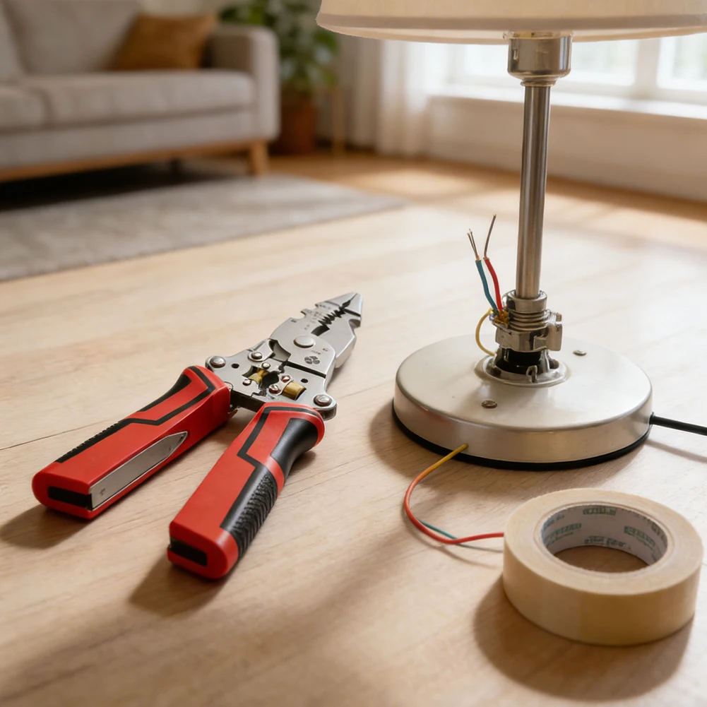 

Красные складные клещи для зачистки проводов с роликовым механизмом, многофункциональные, для электриков, для разделения и намотки проводов, обжимные клещи, ручной инструмент