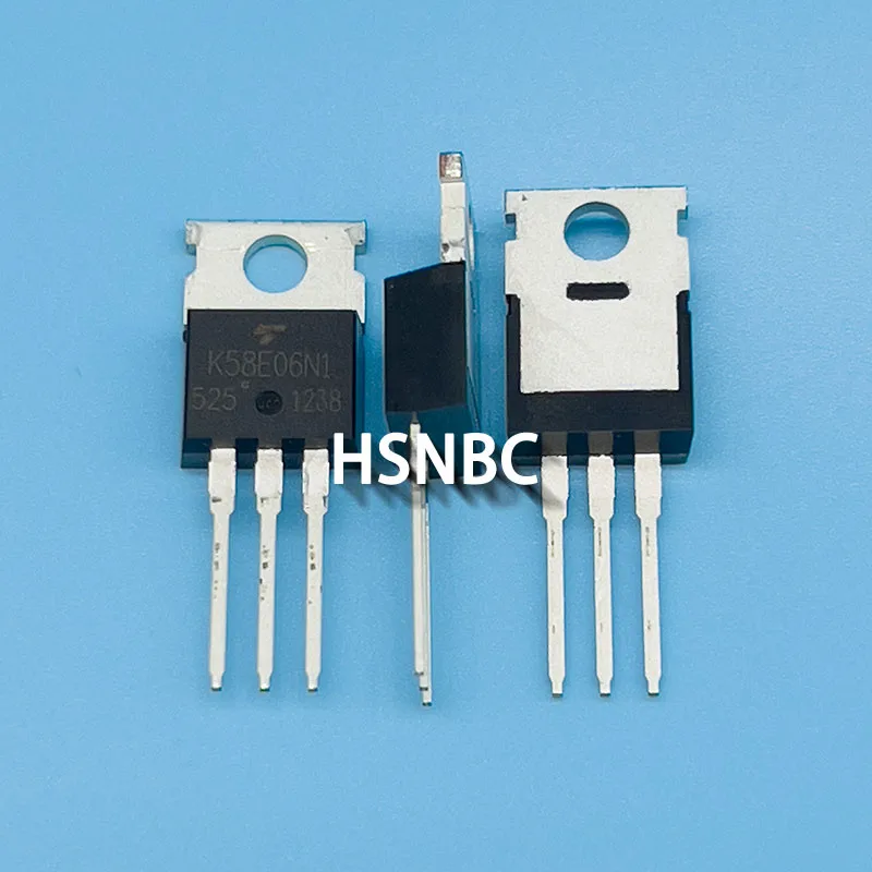 10 Pçs/lote TK58E06N1 K58E06N1 TO-220 60V 58A MOSFET Transistor de Potência de Canal N 100% Novo Original Importado