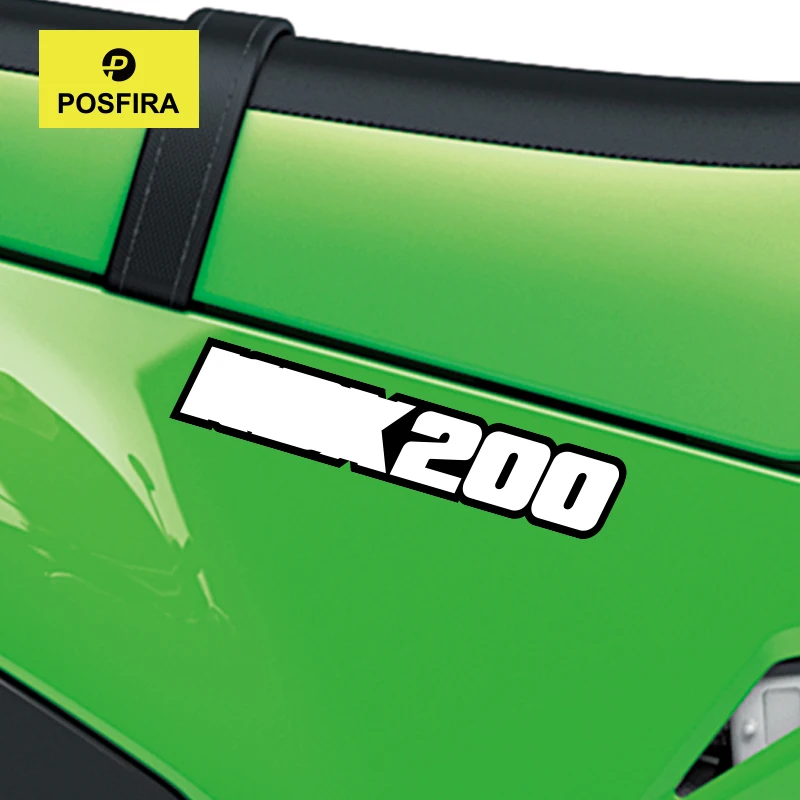 

POSFIRA Motorcycle Swingarm Sticker Vinyl Decals for Kawasaki KDX200 KDX 200 2005-2006 Motorbike Swing Arm Accessories